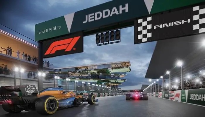 جولة فورمولا 1 السعودية مع ثاني اطول حلبة 