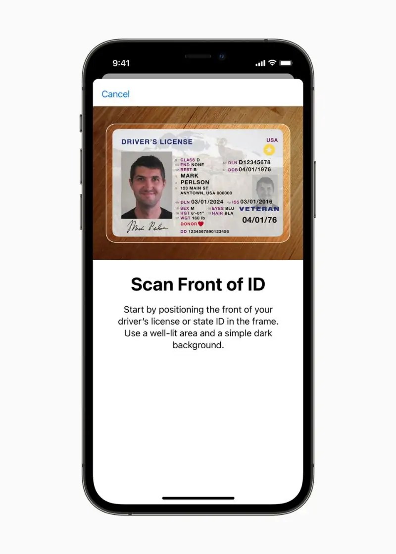 أصبح من الممكن الآن حمل رخصة قيادة متنقلة عبر هواتف آبل