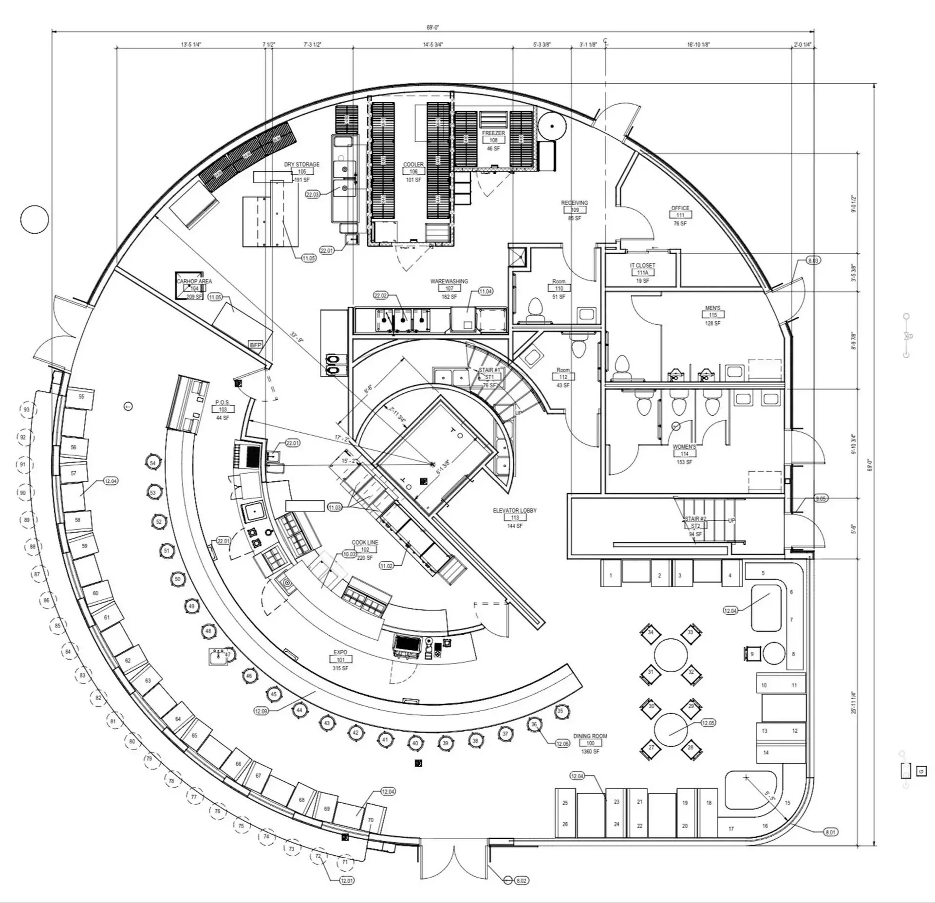 مخطط لمشروع محطة الشحن الفائقة لتسلا والمطعم والسينما