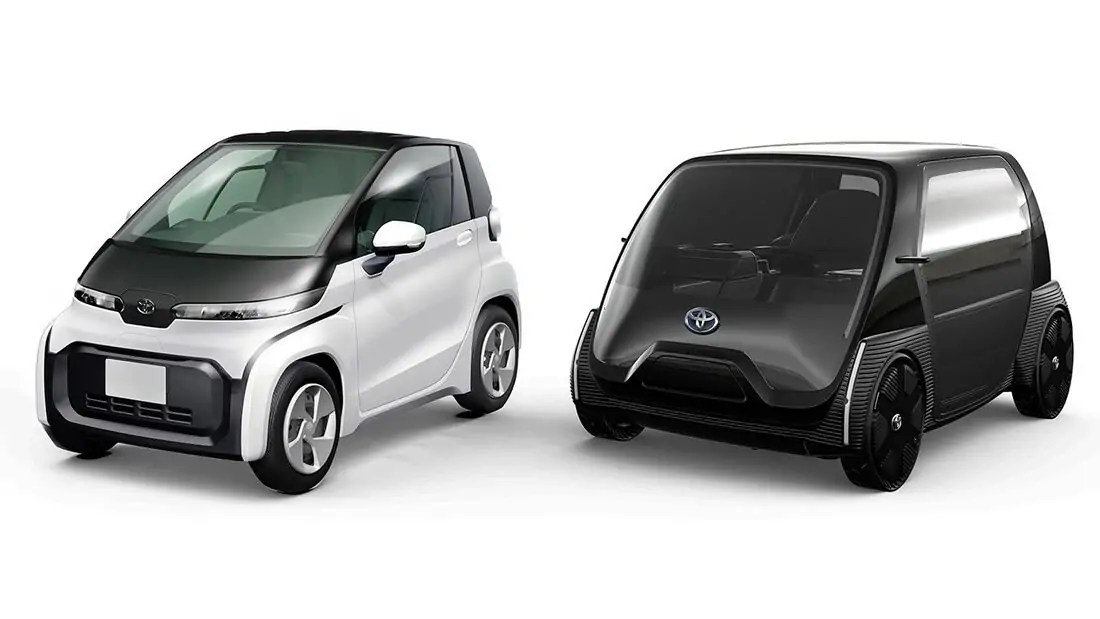 نماذج سيارات تظهر رؤية تويوتا لمستقبل السيارات الكهربائية 