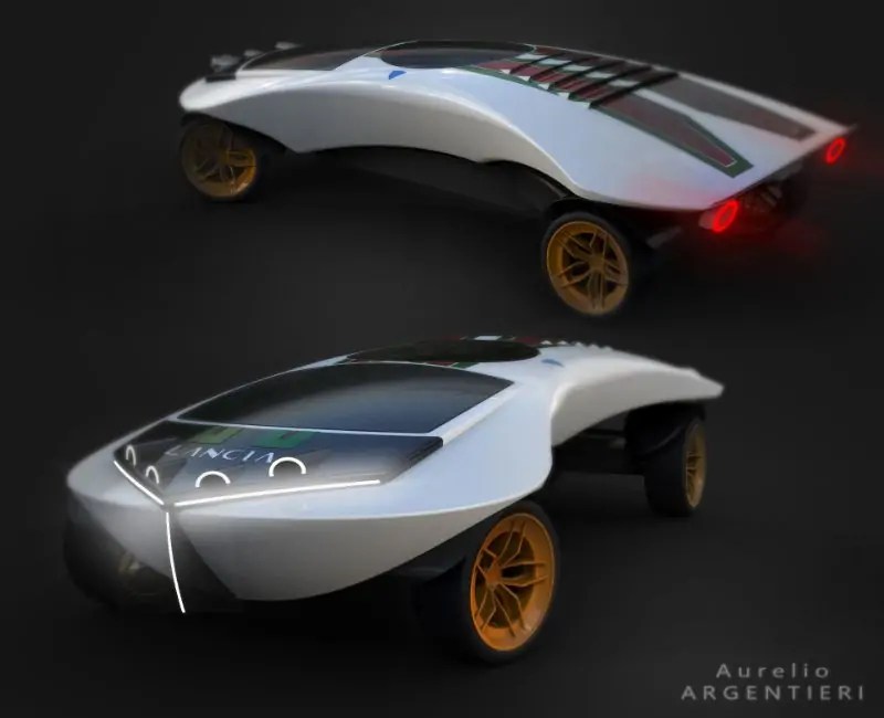 تصميم تخيلي أنيق لما قد تبدو عليه سيارة لانسيا الرياضية المستقبلية