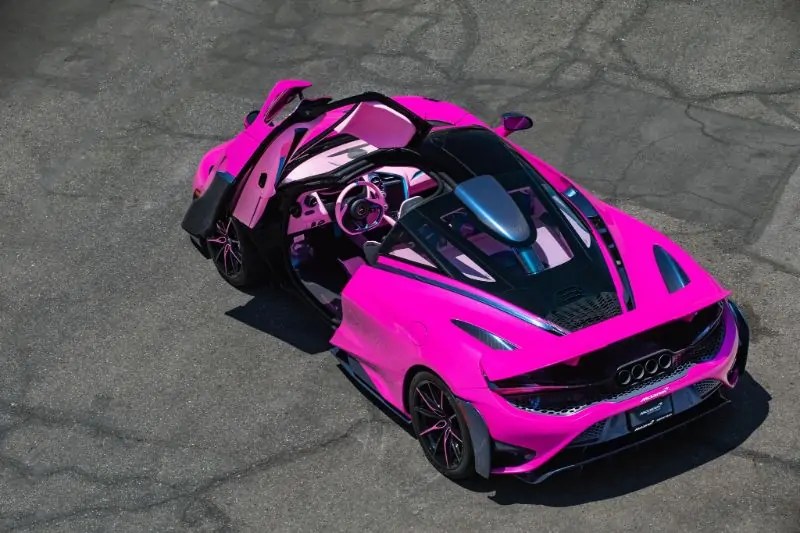 تفاصيل هامة عن سيارة ماكلارين 765LT الوردية الأنيقة
