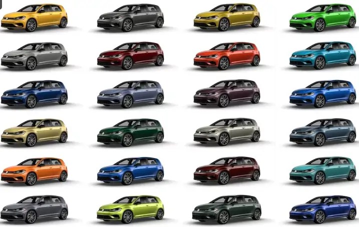 الألوان الممله للسيارات ستتغير وتتجه الشركات للألوان المبهجه