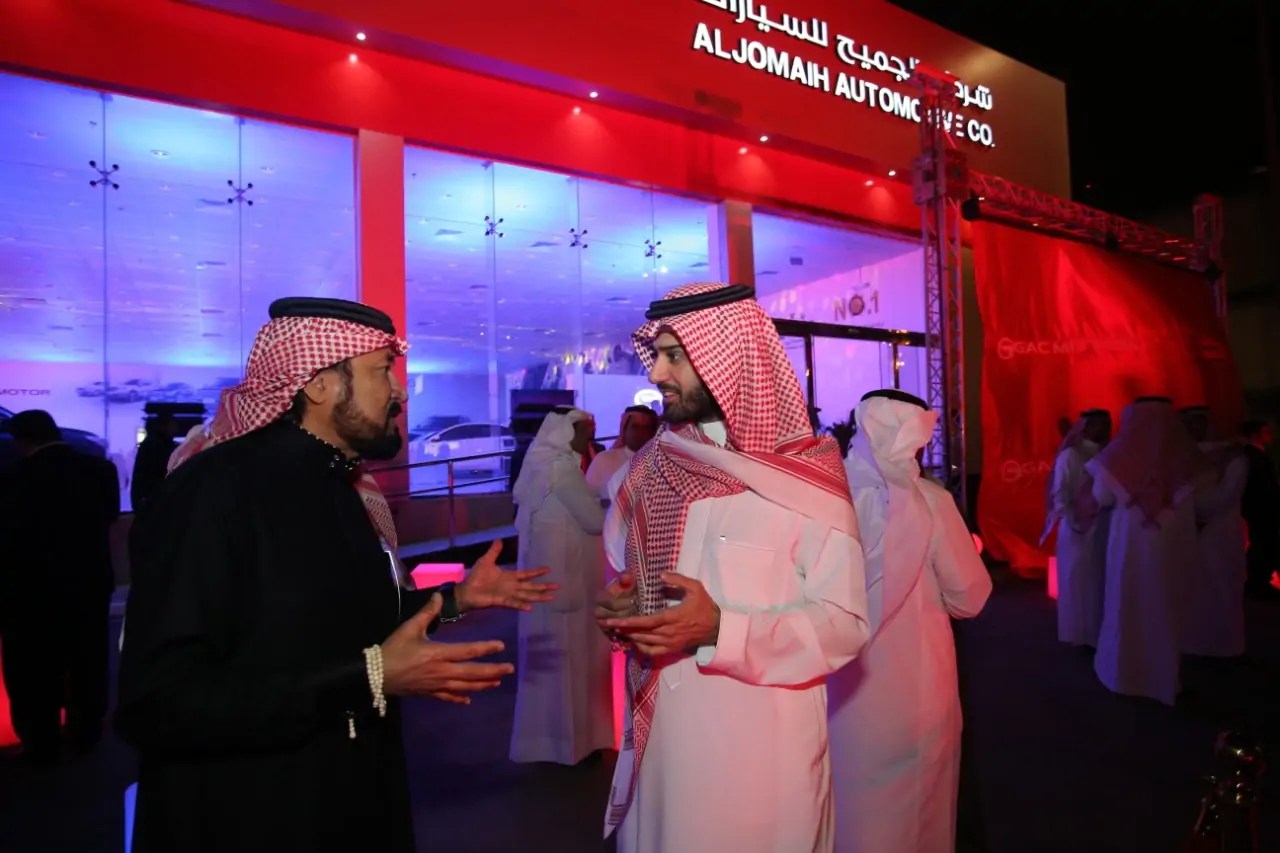 الجميح تفتتح اول صالة عرض لسيارات GAC في مدينة الرياض