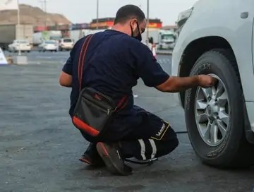 المركز الوطني لسلامة الطرق يطلق مبادرة افحص إطارك بمنطقة مكة المكرمة
