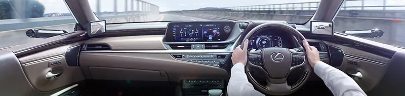 رسمياً.. لكزس ES 2019 تصبح أول سيارة بمرايا رقمية في العالم