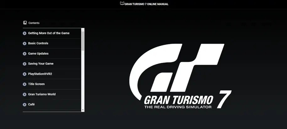الخطوة الأولى : تشغيل لعبة Gran Turismo 7 (GT7).