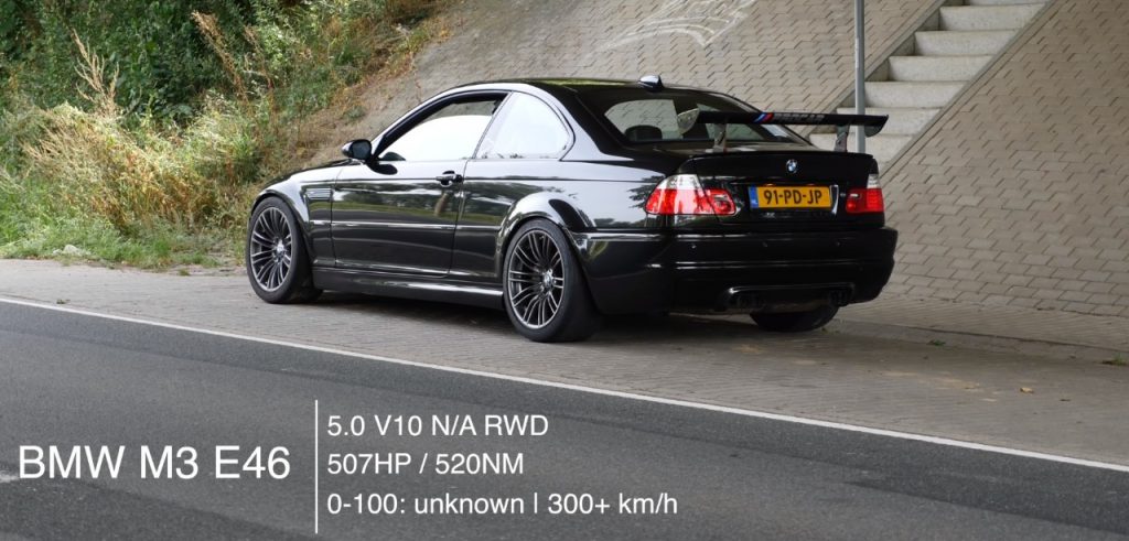 BMW M3 E46 تجتاز الأوتوبان بسرعة 300 كلم/س