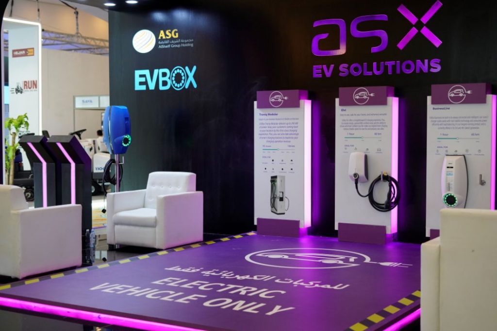 الرائدة لحلول السيارات الكهربائية EVBox تدخل السعودية مع شركائها مجموعة الشريف القابضة وكيوبك ارت