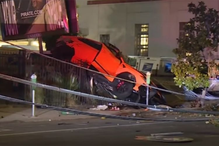 القبض على سائق لامبورجيني أوروس بعد حادث قوي في لوس أنجلوس لهذا السبب