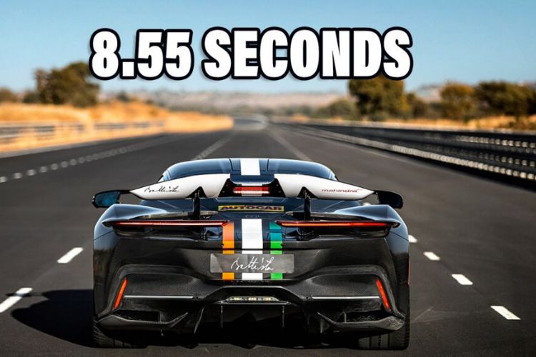 بنينفارينا باتيستا هي أسرع سيارة إنتاجية في العالم في سباق الربع ميل