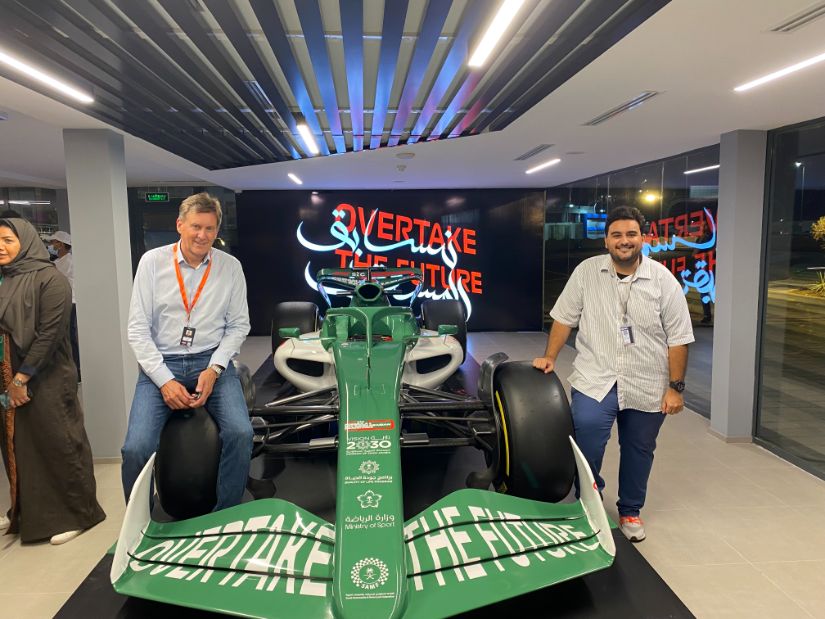 تدشين مركز الزوار لجائزة السعودية الكبرى F1