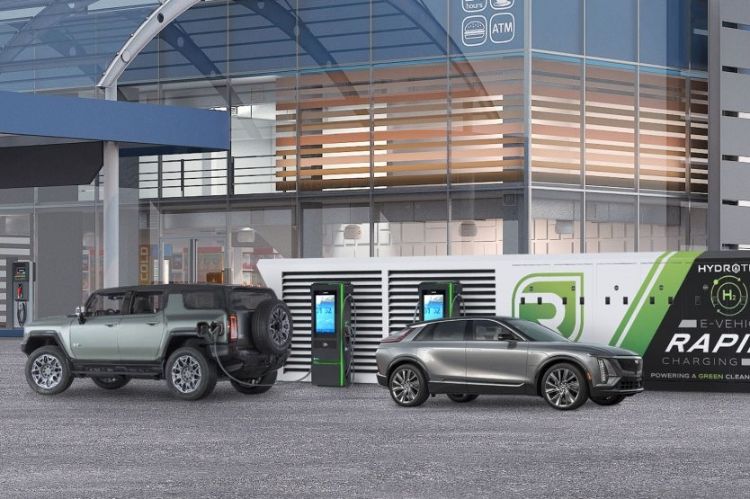 جنرال موتورز ستستخدم خلايا الوقود الهيدروجينية في شاحن سيارات كهربائية متنقل