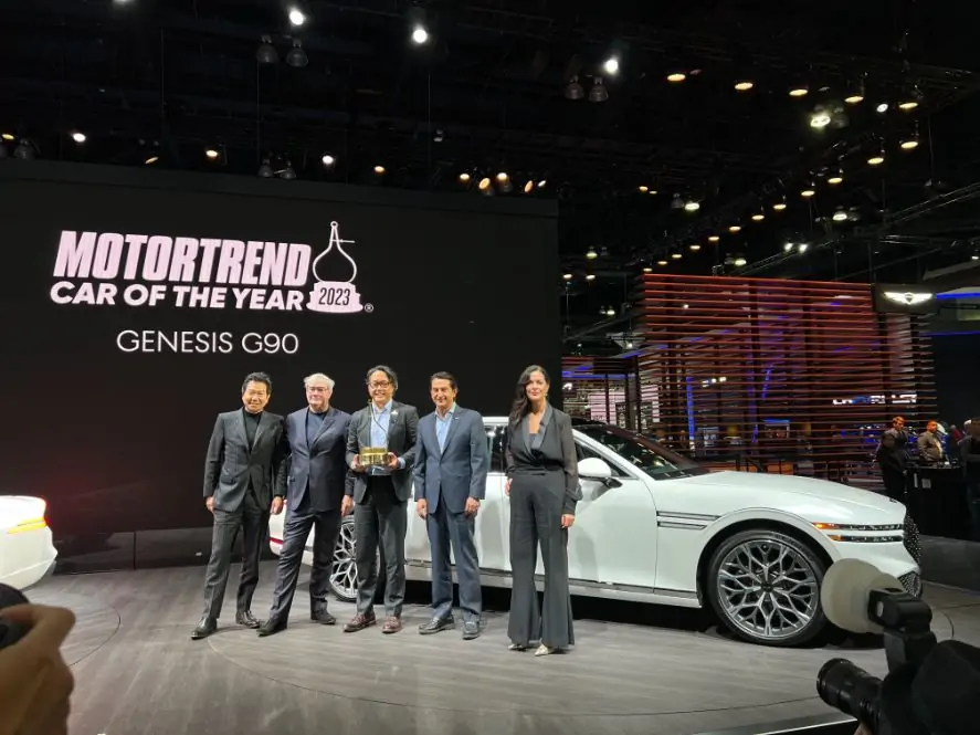 جينيسيس G90 تحصد لقب MotorTrend لأفضل سيارة لعام 2023