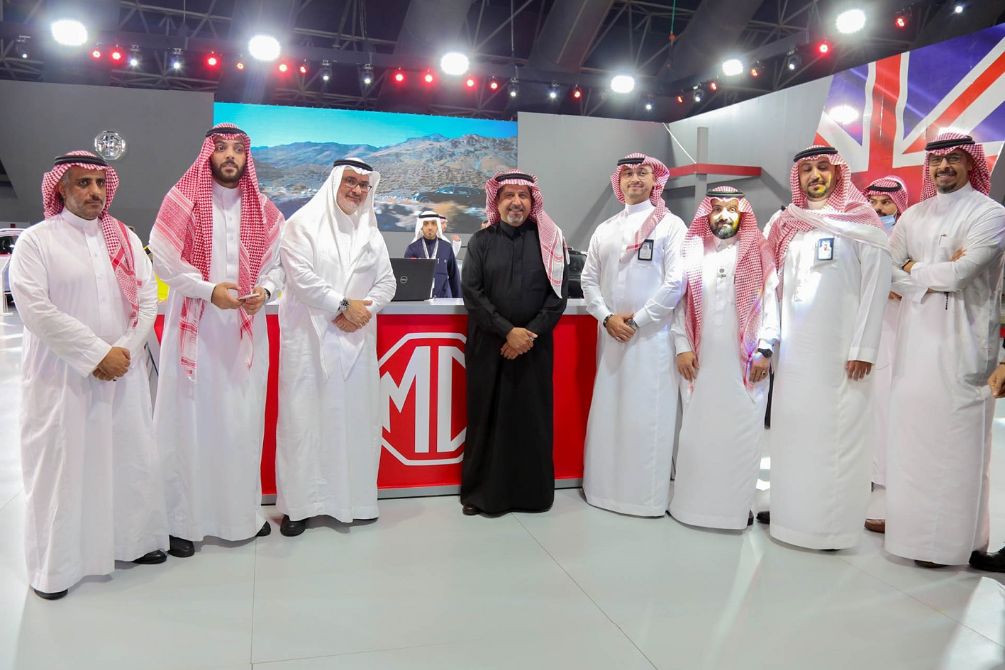 حضور واسع لعلامة MG في معرض جدة الدولي للسيارات 2021