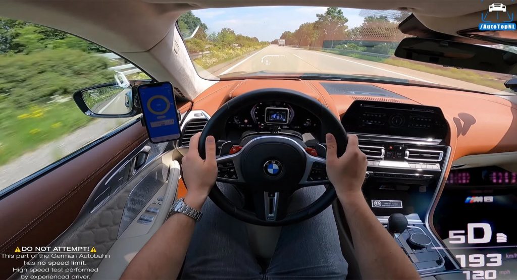 شاهد BMW M8 بتعديلات جي باور تقطع 290 كلم في الساعه
