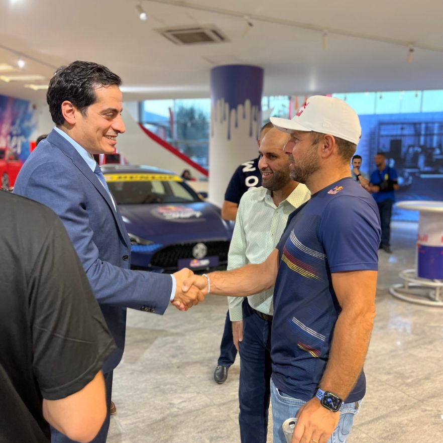 عبدو فغالي و MG الأردن في شراكة جديدة مع Red Bull