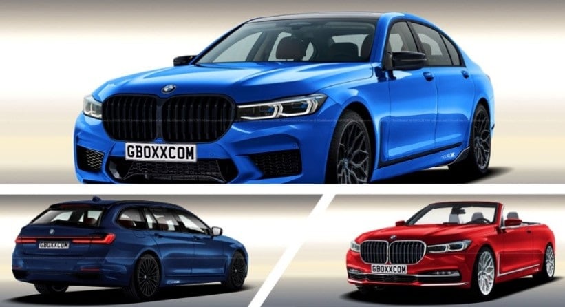 BMW الفئة السابعة 2020 تظهر بإصدارات M7 وتورينج وكوبيه في تصميمات تخيلية