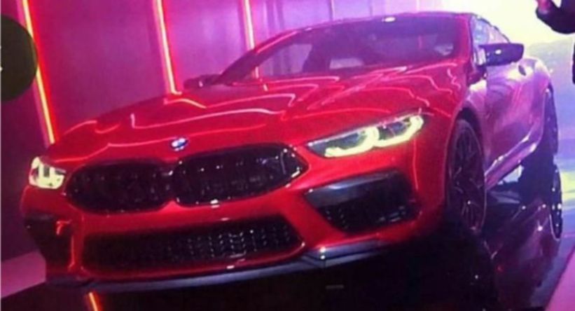 BMW M8 كومبتيشن الجديدة تظهر مرة أخرى وهذه المرة باللون الأحمر