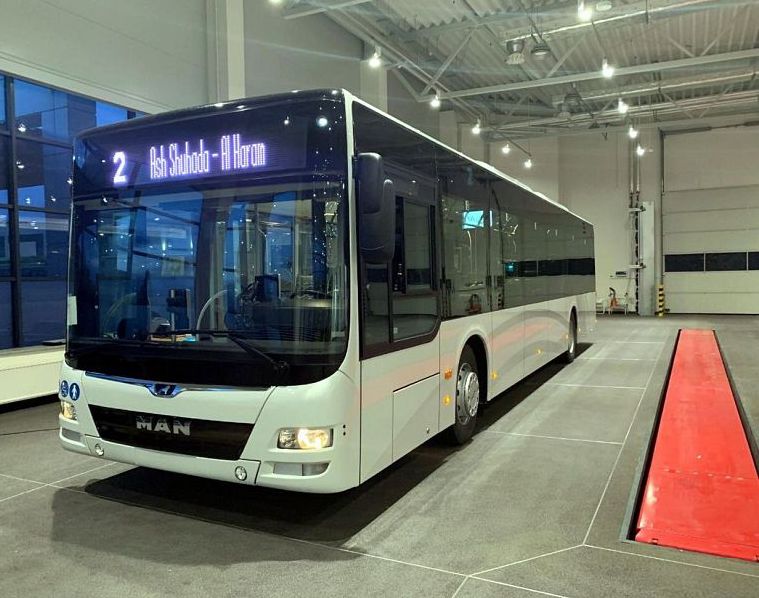 آلية جديدة للحافلات الذكية في العاصمة المقدسة
