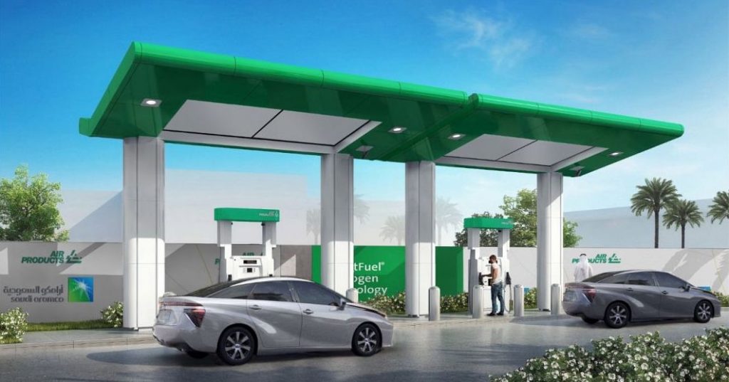 أرامكو السعودية تنشئ أول محطة لتعبئة المركبات العاملة بخلايا الوقود الهيدروجيني