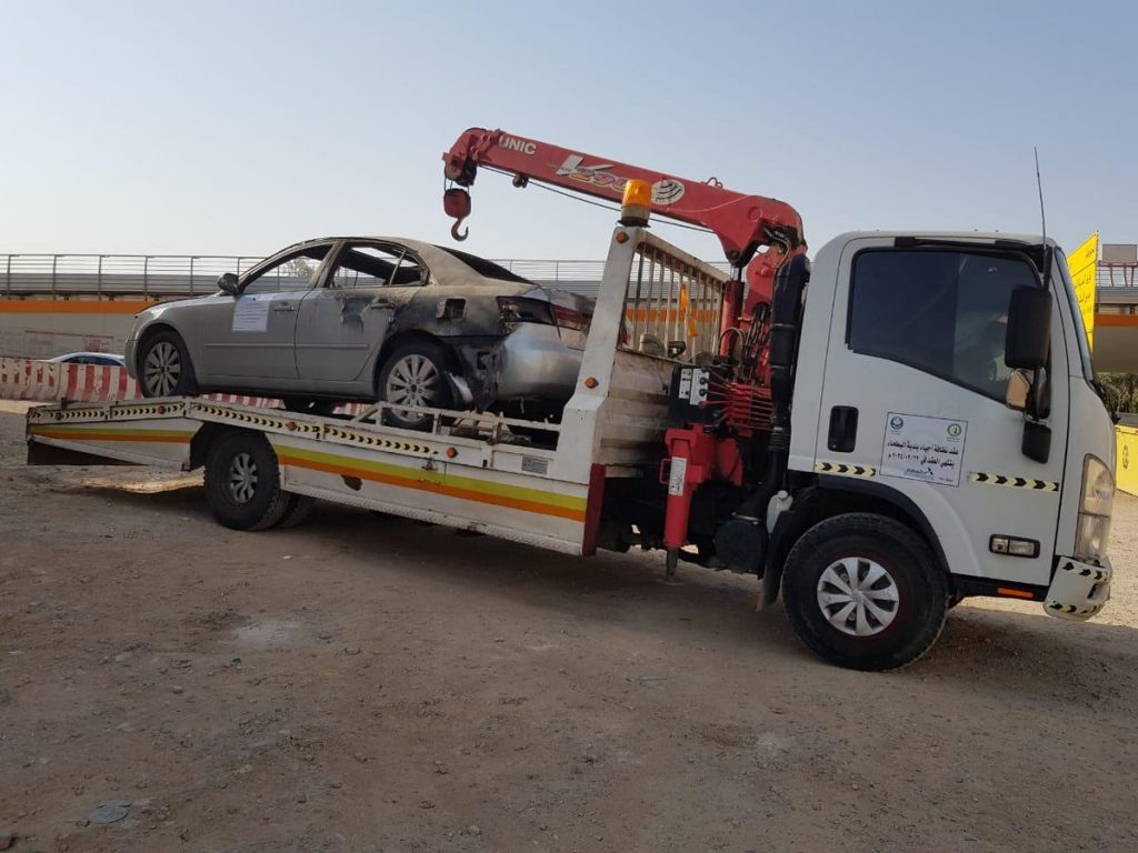 أمانة منطقة الرياض ترفع 103 سيارة تالفة من الشوارع والميادين العامة