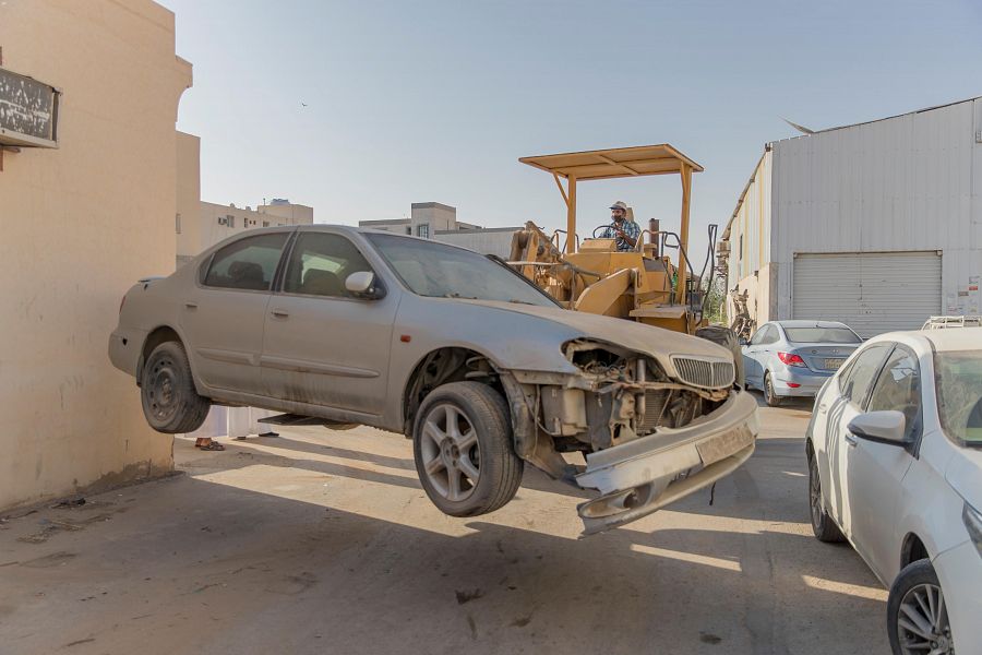 أمانة منطقة القصيم ترفع 1000 سيارة تالفة بمدينة بريدة