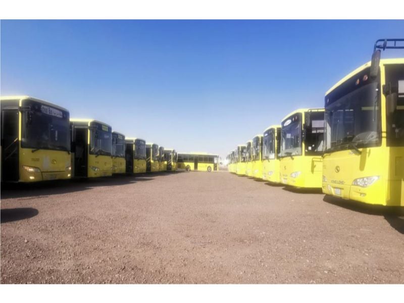 إجراء الفحص الوقائي الكامل لـ 530 حافلة نقل مدرسي بمنطقة المدينة وتبوك