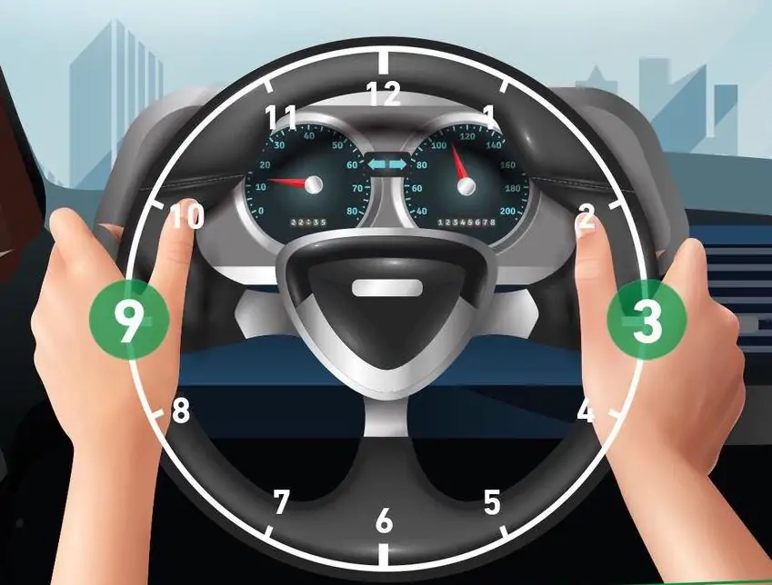 إدارة المرور: الإمساك بعجلة القيادة بطريقة صحيحة يسهل عليك التحكم بها