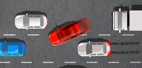 إدارة المرور: المراوغة بسرعة بين المركبات مخالفة للأنظمة المرورية