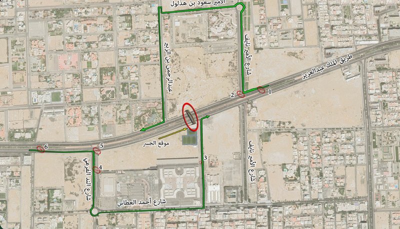 إدارة مرور جدة: إغلاق طريق الملك عبدالعزيز فجر يوم الجمعة القادمة