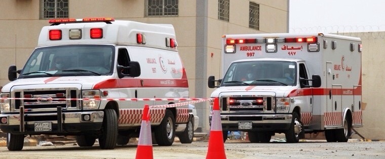 إصابة 30 عاملاً في حادث تصادم في الرياض