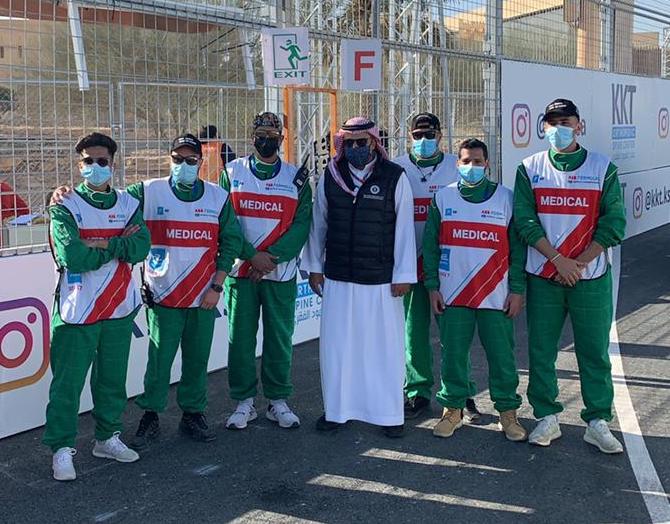 المدينة الطبية بجامعة الملك سعود تشارك بمركز طبي بسباق الفورمولا إي
