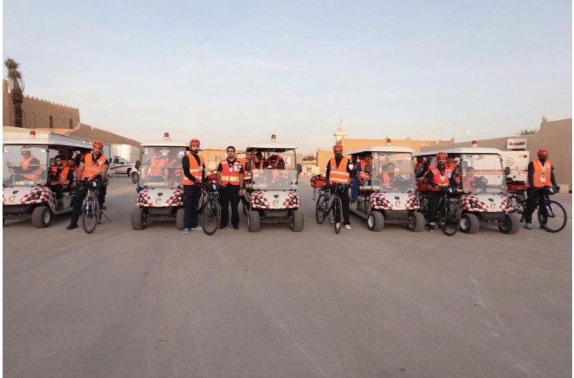 الهلال الأحمر السعودي يطلق خدمة المركبات الراجلة في الجنادرية
