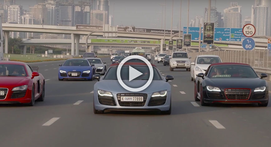 بالفيديو : افتتاحية أول معرض أودي لسيارات الاداء العالي بالشرق الأوسط والعالم