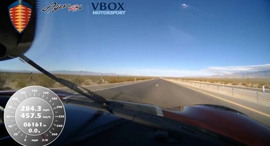 بالفيديو: هكذا حطمت كوينيجسيج أجيرا RS الرقم القياسي للسرعة