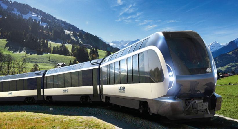 بينينفارينا تأخذ استراحة من السيارات الخارقة وتصمم قطار سويسري