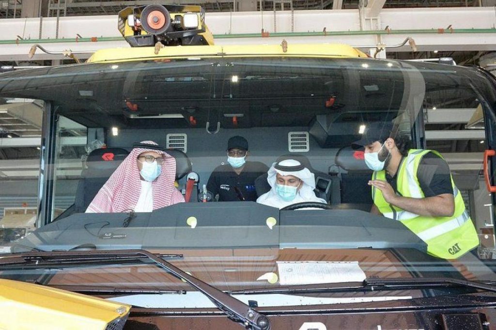 تحديث أسطول عربات وحدات الإطفاء والإنقاذ في مطارات المملكة
