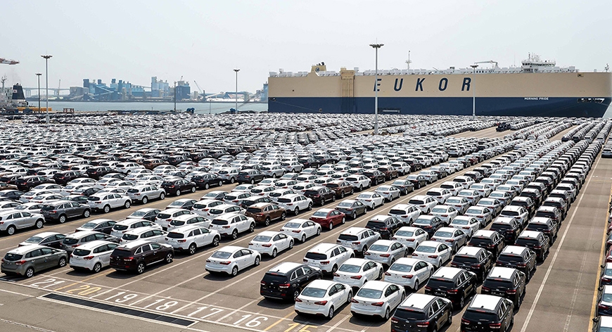 تراجع صادرات السيارات الكورية الجنوبية بنسبة 13 % خلال الربع الأول من العام