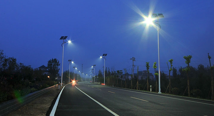 تقنية LED لإنارة شوارع حاظرة الدمام