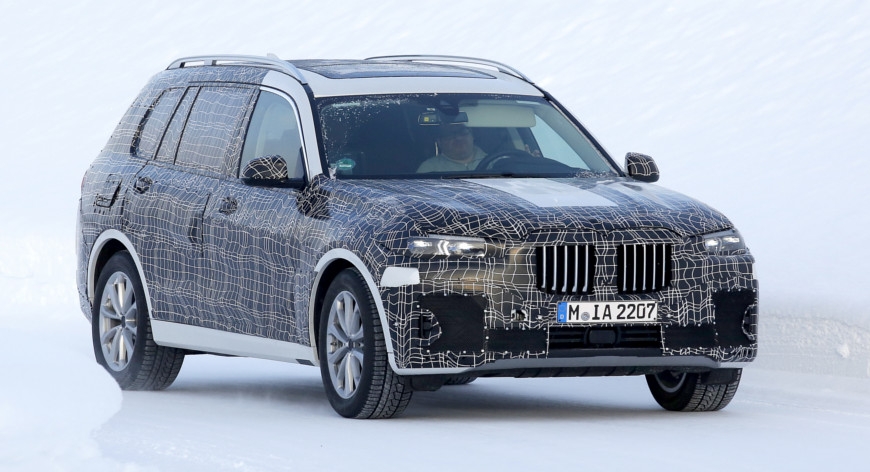 حصرياً: إلتقاط صور تجسسية لاختبارات BMW X7 موديل 2019 الجديدة كلياً