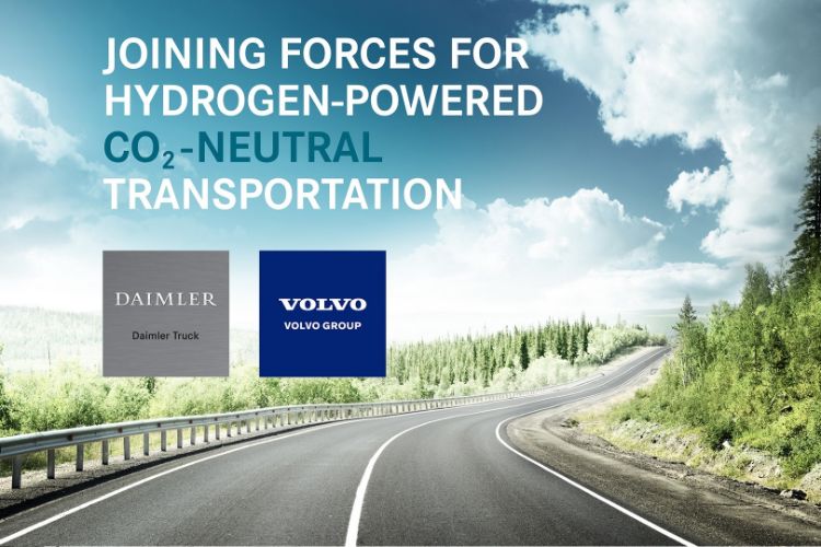 دايملر وفولفو يُبرمان صفقة لتطوير خلايا الوقود للشاحنات
