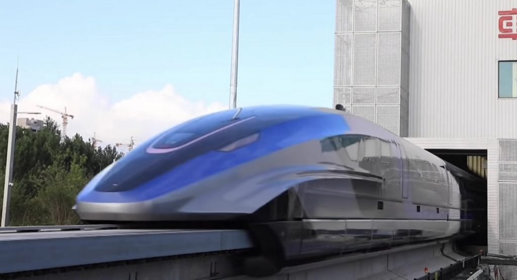 شاهد قطار ماجليف الصيني أسرع وسيلة نقل بري على وجه الأرض