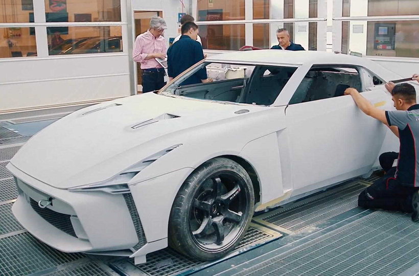 فيديو: شاهد عملية تصنيع نيسان GT-R50 المذهلة
