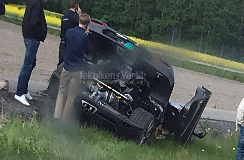 كوينيجسيج أجيرا RS جرايفون تتحطّم في حادث للمرة الثانية