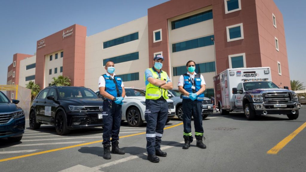 مجموعة فولكس واجن الشرق الأوسط تساند مؤسسة دبي لخدمات الإسعاف في أزمة كورونا