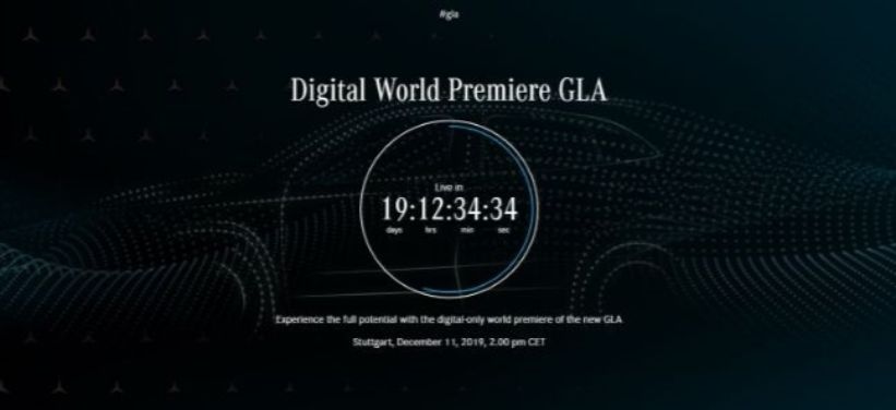 مرسيدس تشوق لـ GLA 2020 استعداداً للكشف عنها لأول مرة في هذا الموعد