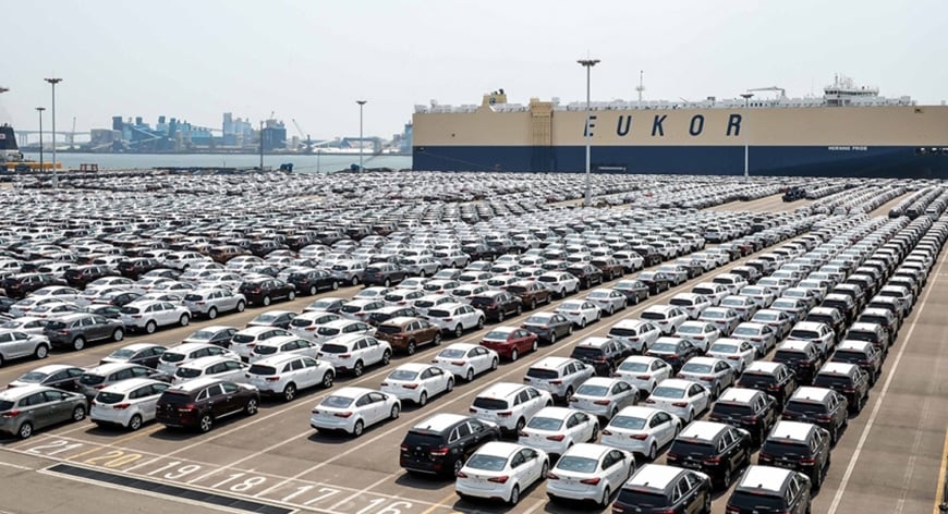 نمو صادرات السيارات الكورية للشرق الاوسط