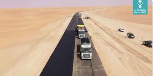 وزارة النقل تستكمل تنفيذ مشروع الطريق الرابط بين نجران وشرورة والوديعة