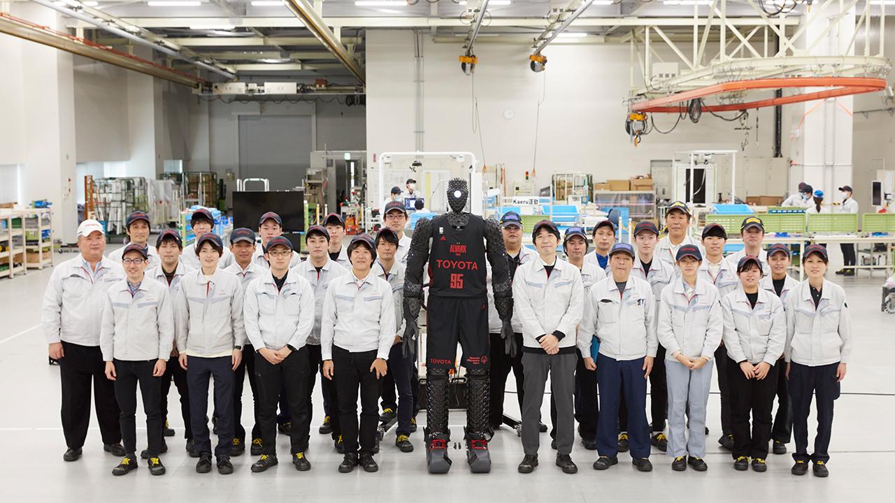 فريق عمل جمعية تويوتا الهندسية المصنع لروبوت تويوتا
